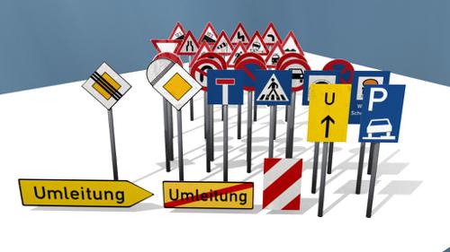German street signs preview image